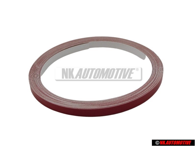 VW Original Zierstreifen Für Stossfänger Rot - 1H0807243 3ZR