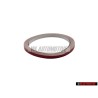 VW Original Zierstreifen Für Stossfänger Rot - 1H0807243 3ZR
