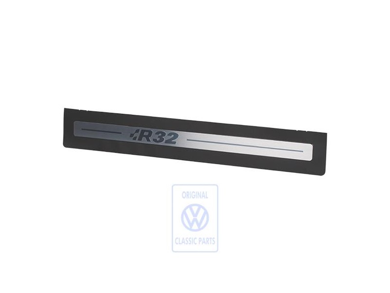 VW Original Einstiegschutzfolie Schwarz/Silber - 1J4853804 61E