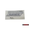 VW Original Folienschriftzug Schwarz/Chrom/Rot/Blau - 255853689S CHY