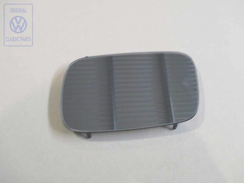 VW Original Spiegelglas (Plan) Mit Trägerplatte - 357857521B
