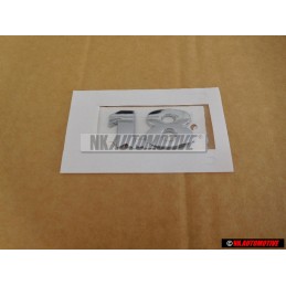 VW Original Golf MK4 1.8 Hinten Schriftzug Emblem Logo Chrom - 3B0853675 739
