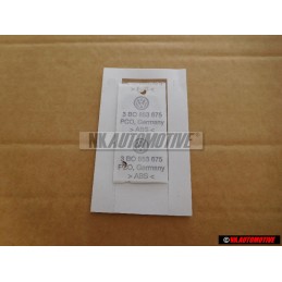 VW Original Golf MK4 1.8 Hinten Schriftzug Emblem Logo Chrom - 3B0853675 739