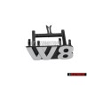 VW Original Passat W8 Vorne Kühlergrill Emblem Schriftzug Chrom - 3B0853679A PWV