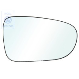 VW Original Spiegelglas (Konvex) Mit Trägerplatte - 7M0857522