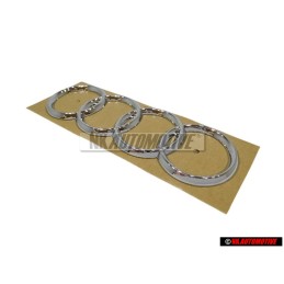 Audi Original Ringe Hinten Schriftzug Emblem Logo Zeichen Chrom - 441853742 2ZZ