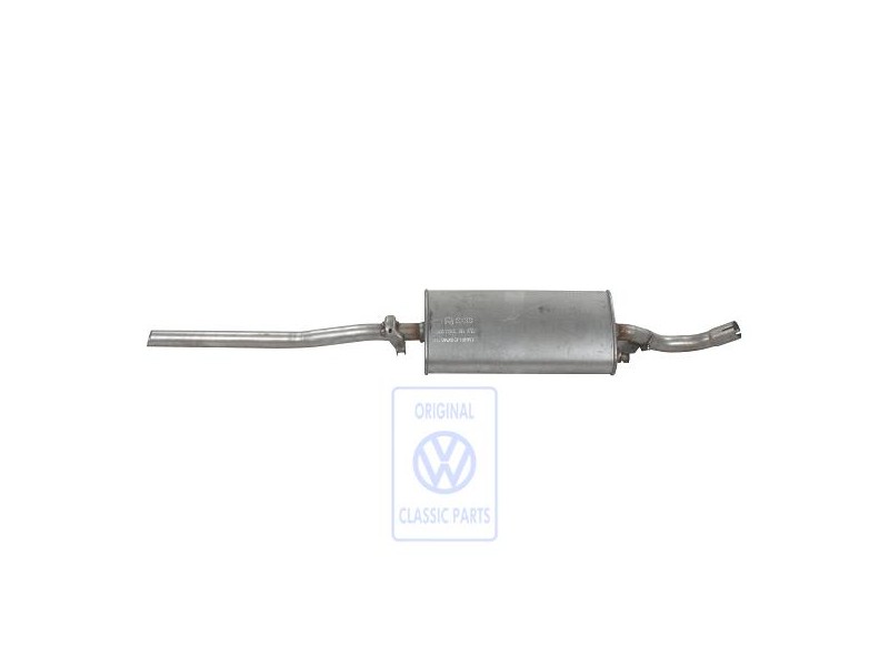 VW Original Nachschalldämpfer 'Eco' - 165253609BK