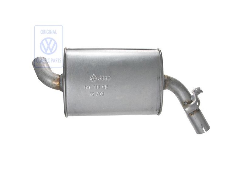 VW Original Mittelschalldämpfer - 191253409AC