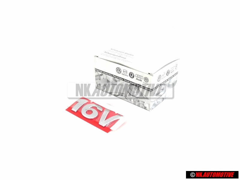 VW Original 16V Hinten Schriftzug Emblem Logo Chrom - 377853687CN