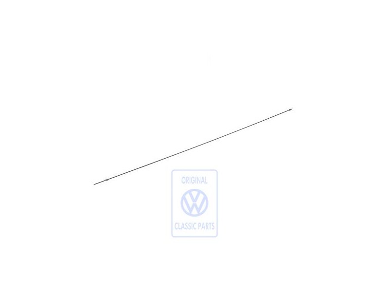 VW Original Bremsrohr Fertig Gebördelt, Gestreckte Länge: - 191611996D