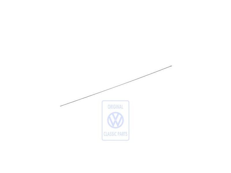 VW Original Bremsrohr Fertig Gebördelt, Gestreckte Länge: - 191611996F
