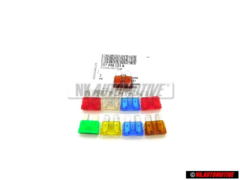 VW Original 1 Satz Flachsicherungen - 357998131A
