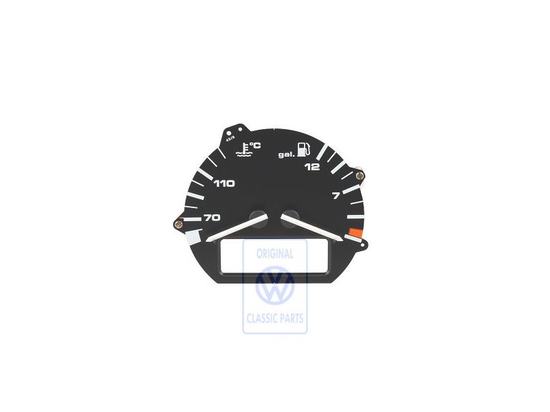 VW Original Kraftstoffvorrats- Und Kühlmitteltemperaturanzeige - 535919045D