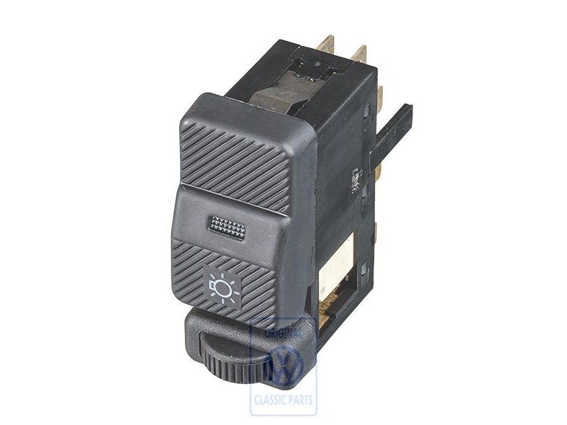 VW Original Schalter Für Licht Satinschwarz - 535941531B 01C VW Original Schalter Für Licht Satinschwarz - 535941531B 01C