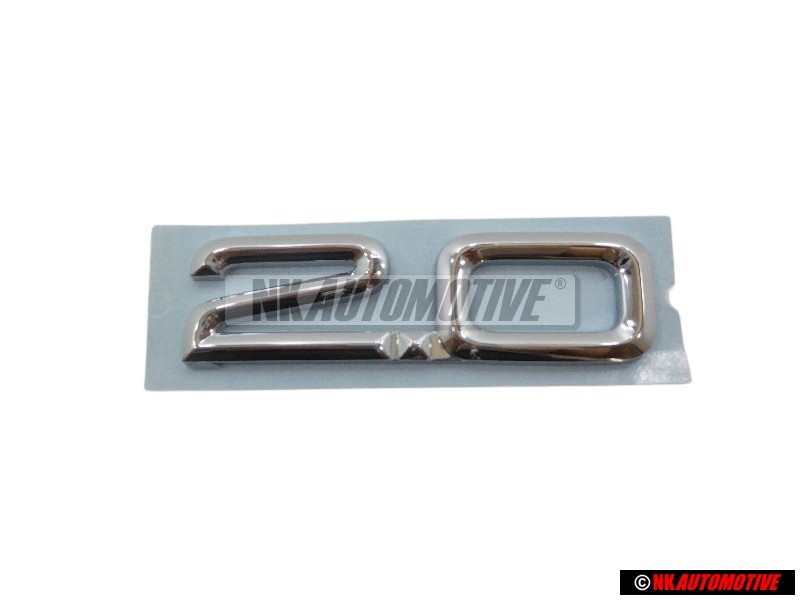 Audi Original 2.0 Hinten Schriftzug Emblem Logo Chrom - 8A0853743C 2ZZ
