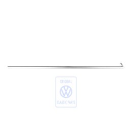 Audi Original Zierleiste Für Seitenscheibe Aluminium-Matt - 8D9853345B 1L1
