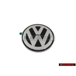 VW Original Hinten Emblem Logo Zeichen Schwarz Chrom - 1C0853630K WV9