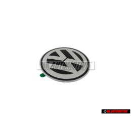 VW Original Hinten Emblem Logo Zeichen Schwarz Chrom - 1C0853630K WV9