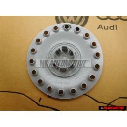 VW Original Radzierkappe brillantsilber/blau/weiss - 1C0601149D GTT