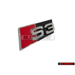 Audi Original S3 Vorne Kühlergrill Emblem Schriftzug Chrom - 8L0853736A 2ZZ