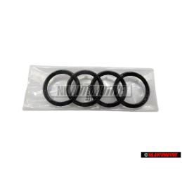 Audi Original Ringe Vorne Kühlergrill Emblem Logo Schwarz - 4H0853605C T94