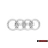 Audi Original Ringe Vorne Kühlergrill Emblem Logo Zeichen Chrom - 4E0853605A 2ZZ