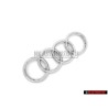 Audi Original Ringe Vorne Kühlergrill Emblem Logo Zeichen Chrom - 4E0853605A 2ZZ