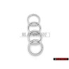 Audi Original Ringe Vorne Kühlergrill Emblem Logo Zeichen Chrom - 4E0853605A 2ZZ