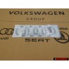 Audi Original Ringe Hinten Schriftzug Emblem Logo Zeichen Chrom - 4F0853742D 2ZZ