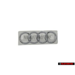 Audi Original Ringe Hinten Schriftzug Emblem Logo Zeichen Chrom - 8H0853742 2ZZ