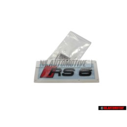Audi Original RS6 Hinten Schriftzug Emblem Logo Schwarz - 4K0853740 T94