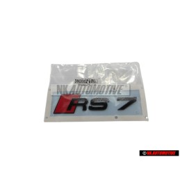 Audi Original RS7 Hinten Schriftzug Emblem Logo Schwarz - 4K8853740 T94
