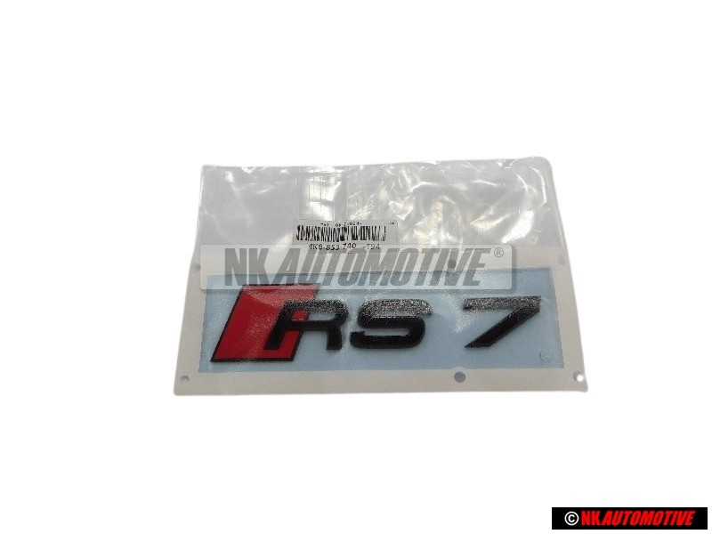 Audi Original RS7 Hinten Schriftzug Emblem Logo Schwarz - 4K8853740 T94