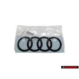 Audi Original Ringe Hinten Schriftzug Emblem Logo Schwarz - 8W6853742A T94