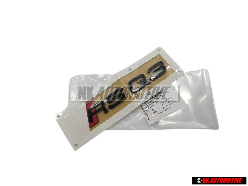 Audi Original RSQ3 Hinten Schriftzug Emblem Logo Schwarz - 83A853740 T94