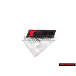 Audi Original SQ7 Vorne Kühlergrill Emblem Schriftzug Schwarz - 4M0853748B T94