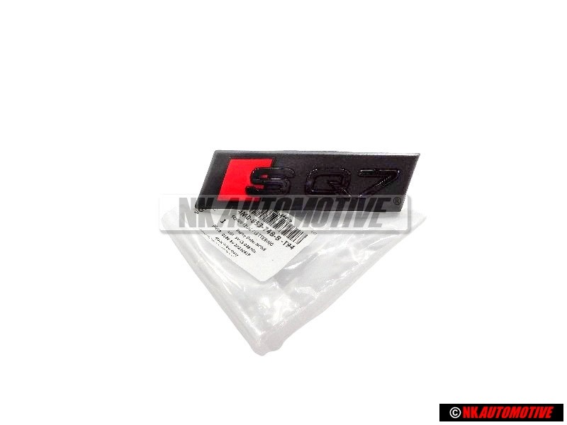 Audi Original SQ7 Vorne Kühlergrill Emblem Schriftzug Schwarz - 4M0853748B T94