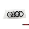 Audi Original Ringe Vorne Kühlergrill Emblem Logo Schwarz - 8J0853605B T94