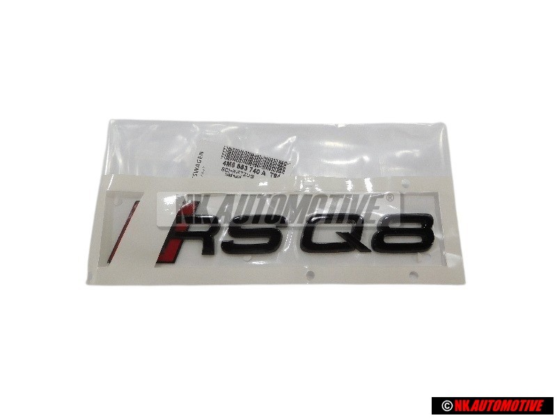 Audi Original RSQ8 Hinten Schriftzug Emblem Logo Schwarz - 4M8853740A T94