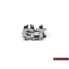 VW Original GT SPORT Vorne Kühlergrill Emblem Schriftzug Chrom - 1K6853679B