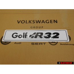 VW Classic Parts KFZ Kennzeichenschild Golf R32 - ZCP905031