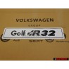 VW Classic Parts KFZ Kennzeichenschild Golf R32 - ZCP905031