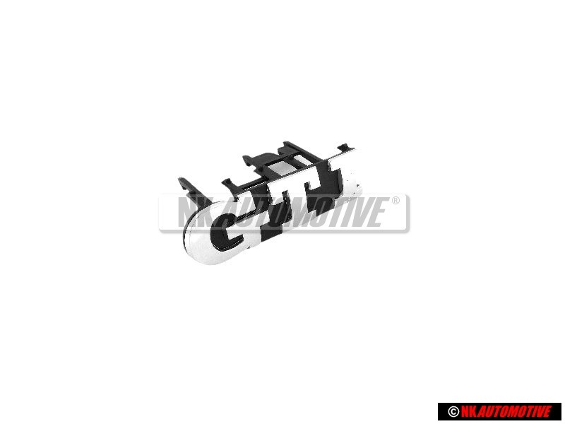 VW Original GTI Vorne Kühlergrill Emblem Schriftzug Chrom - 1J6853679C