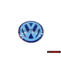 VW Original Vorne Emblem Logo Zeichen Blau Weiß - 1C0853617