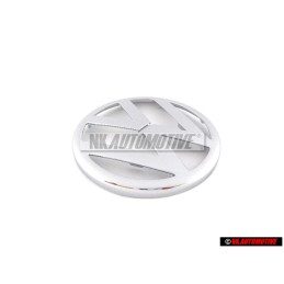 VW Original Vorne Kühlergrill Emblem Logo Zeichen Chrom - 1J0853601 FDY