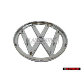 VW Original Vorne Kühlergrill Emblem Logo Zeichen Chrom - 1J0853601 FDY