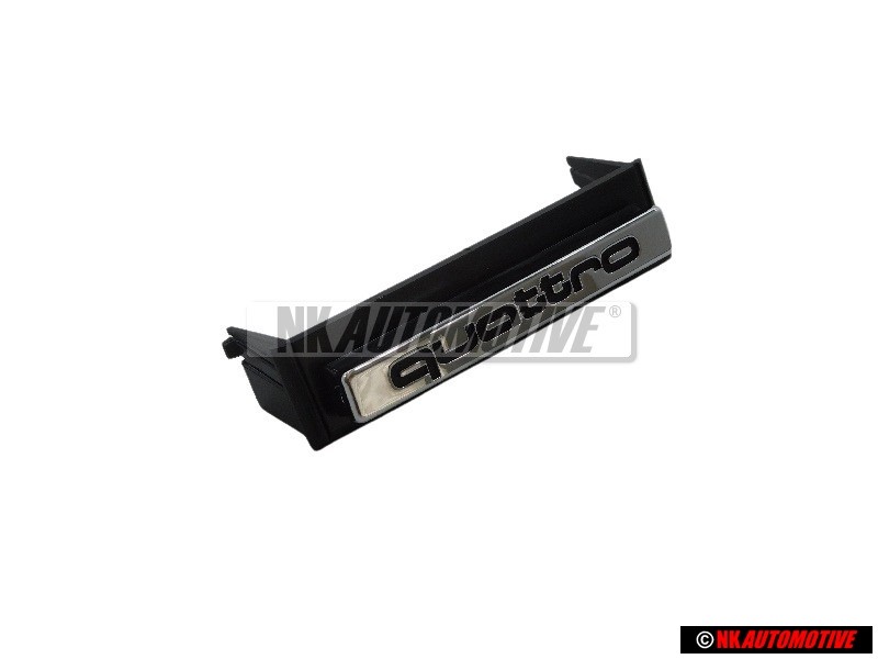 Audi Original QUATTRO Vorne Kühlergrill Emblem Schriftzug Chrom - 8P0853736B 2ZZ