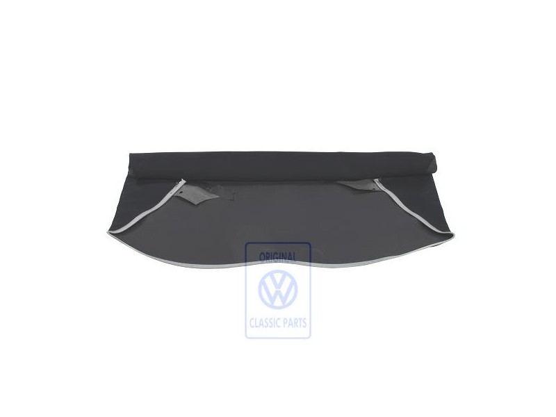 VW Original Verdeckbezug Kunstleder Schwarz - 1E0871035F 6DE