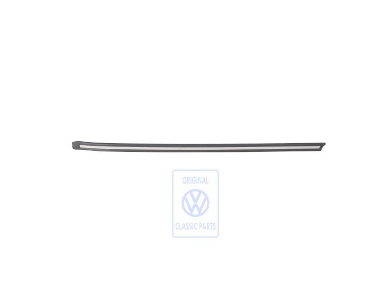 VW Original Zierleiste Für Seitenteil Satinschwarz/Chrom - 173853535D EG8