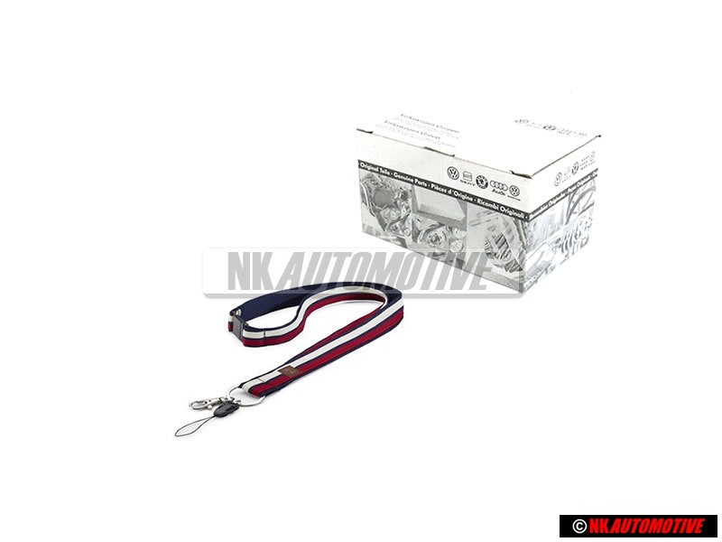 VW Original Schlüsselband Dunkelblau - 000087610T 530